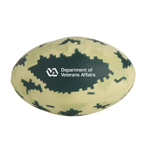 Digital camouflage, football-shaped stress relievers.... from ASI 34415 Alpi International LTD