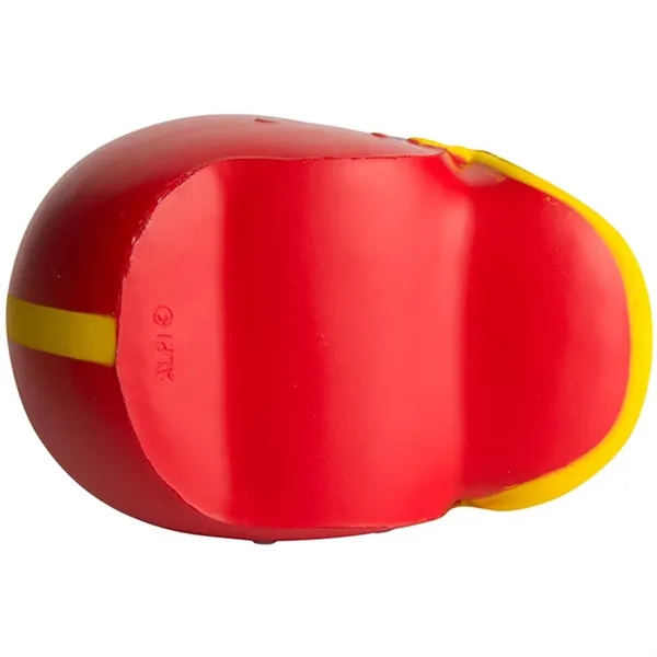 3.5" x 2.5" football helmet shaped stress reliever.... from ASI 34415 Alpi International LTD
