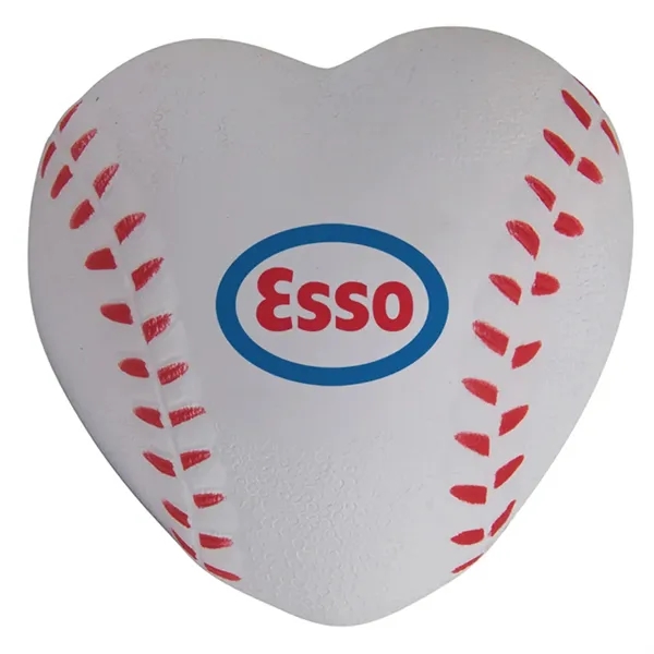 Heart shaped, baseball themed stress reliever.... from ASI 34415 Alpi International LTD
