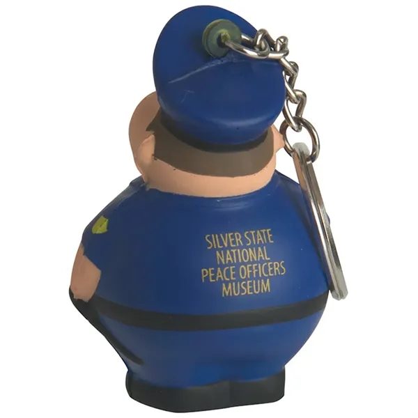 Policeman Bert themed stress reliever with keychain.... from ASI 34415 Alpi International LTD