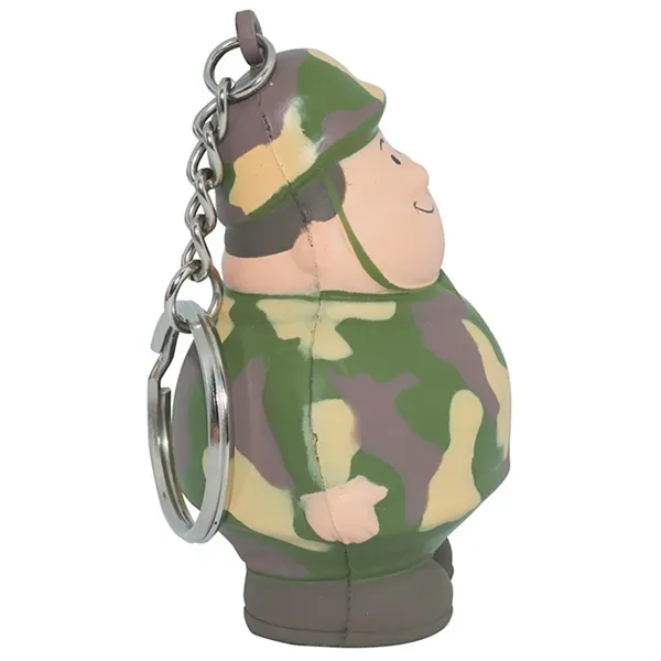Army Bert themed stress reliever with keychain.... from ASI 34415 Alpi International LTD