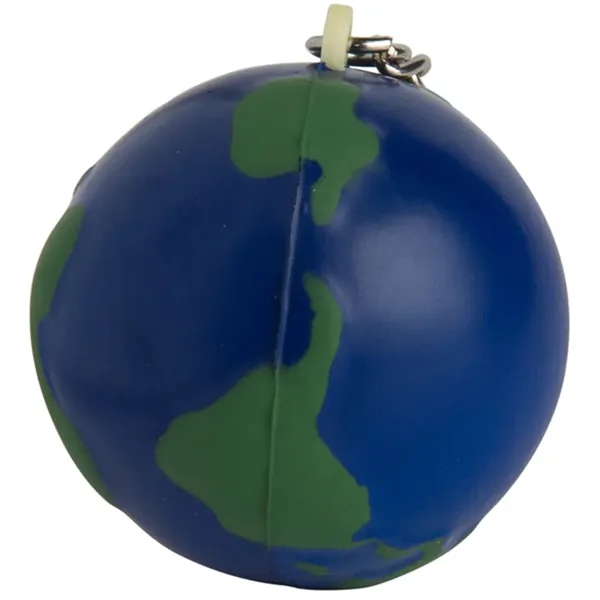 Earth shaped stress reliever with key ring.... from ASI 34415 Alpi International LTD