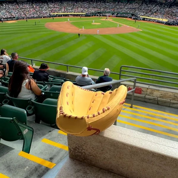 Baseball mitt shaped stress reliever.... from ASI 34415 Alpi International LTD