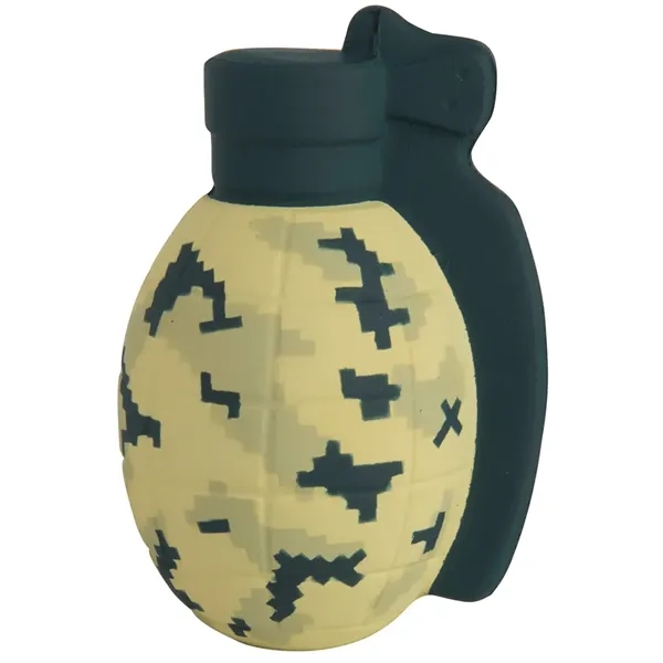 2" x 3.5" grenade shaped stress reliever made of polyurethane foam.... from ASI 34415 Alpi International LTD