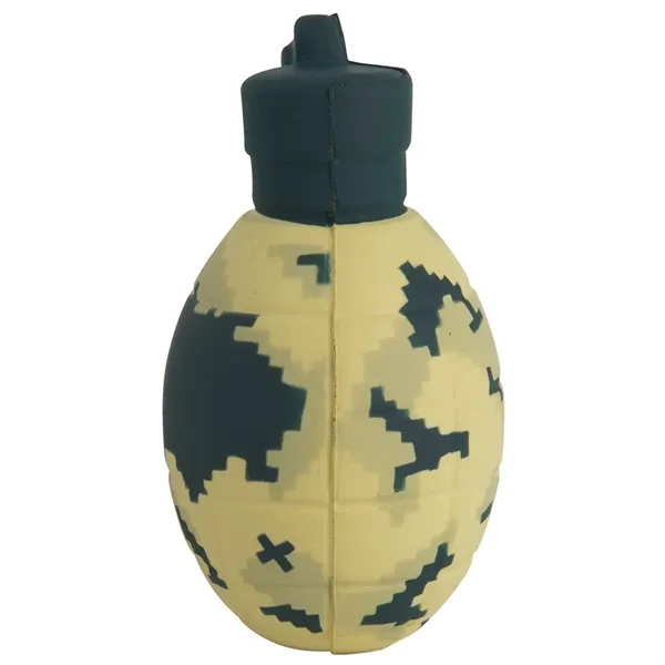 2" x 3.5" grenade shaped stress reliever made of polyurethane foam.... from ASI 34415 Alpi International LTD