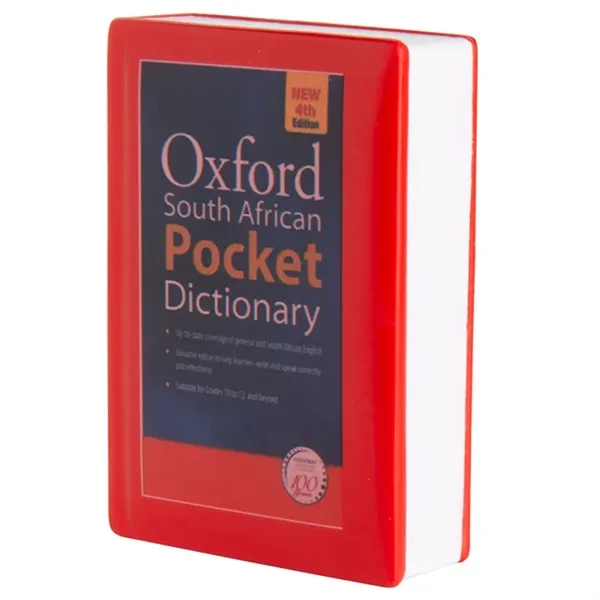 Book shaped stress reliever made of polyurethane foam.... from ASI 34415 Alpi International LTD