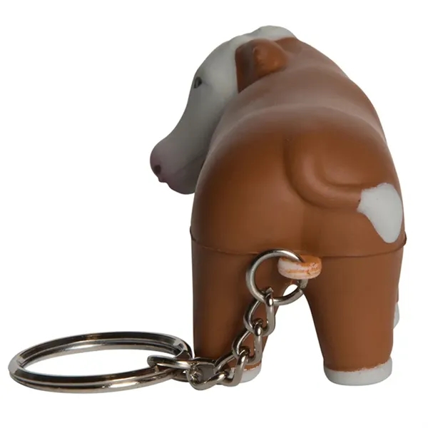 Steer shaped stress reliever with keychain.... from ASI 34415 Alpi International LTD
