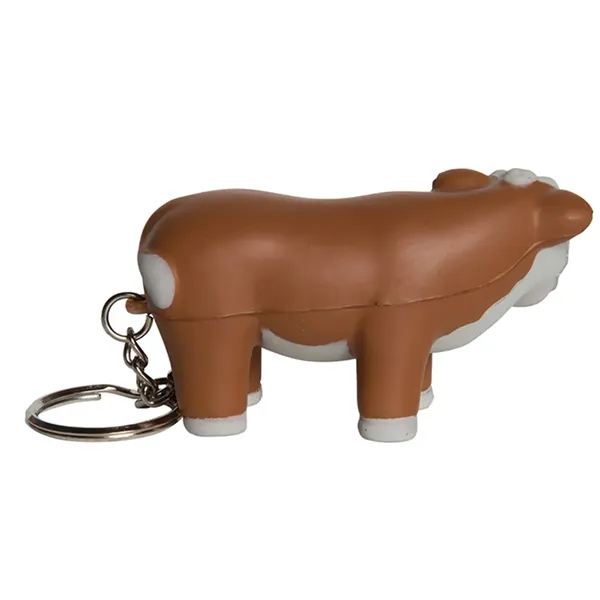 Steer shaped stress reliever with keychain.... from ASI 34415 Alpi International LTD