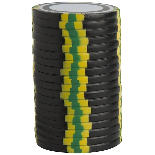 Stack of casino chips-shaped stress reliever.... from ASI 34415 Alpi International LTD