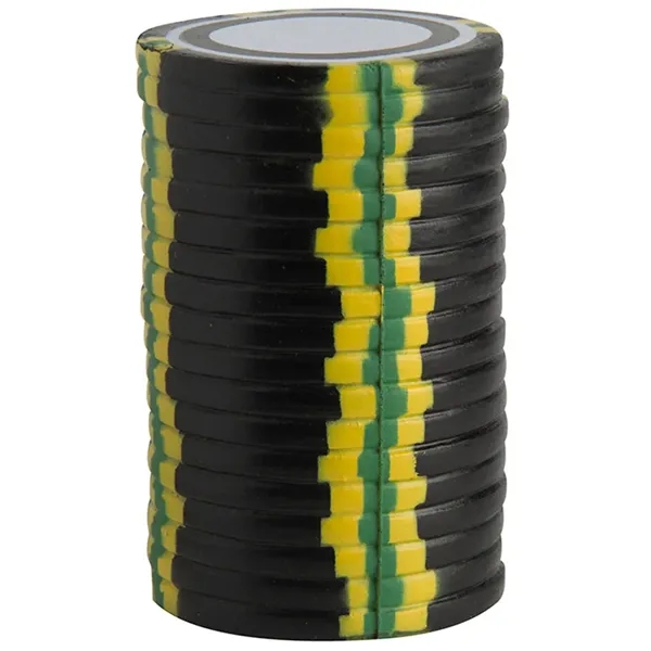 Stack of casino chips-shaped stress reliever.... from ASI 34415 Alpi International LTD