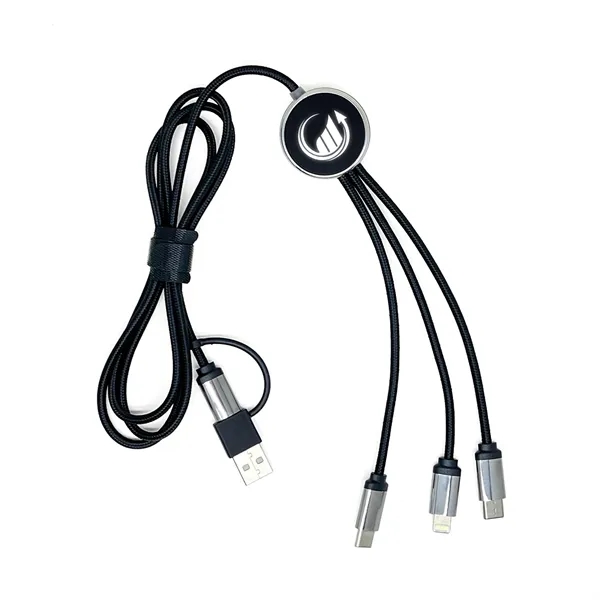 A universal charging cable with a bright LED light up decoration... from ASI 91435 Tomax USA / Tomax