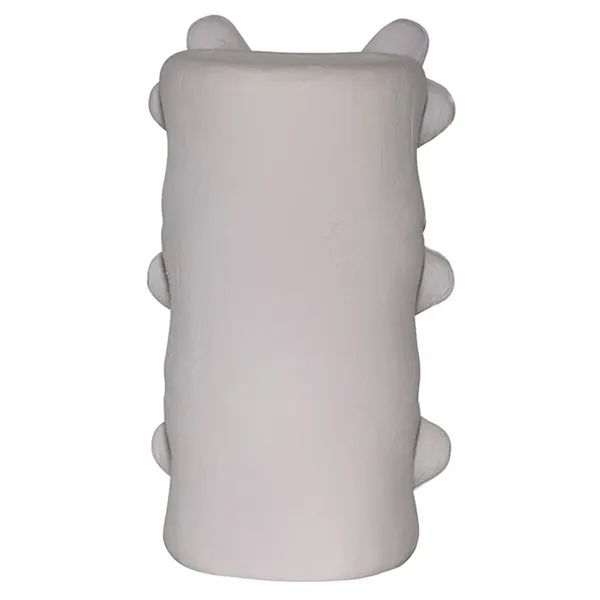 Spine shape stress reliever made of polyurethane foam.... from ASI 34415 Alpi International LTD