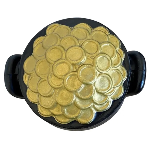 3" x 2.5" pot of gold stress reliever made of polyurethane... from ASI 34415 Alpi International LTD