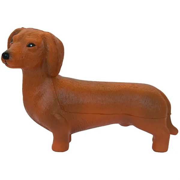 Wiener dog shaped stress reliever made of polyurethane foam.... from ASI 34415 Alpi International LTD