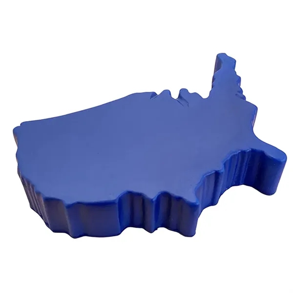 USA map shaped stress reliever made of polyurethane foam.... from ASI 34415 Alpi International LTD