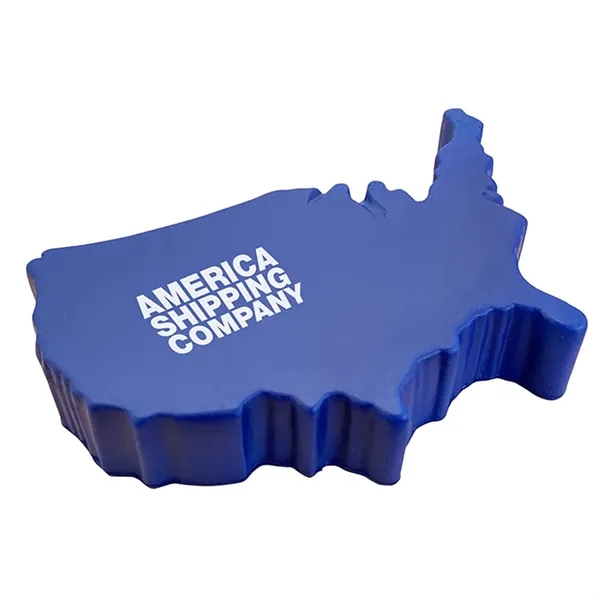 USA map shaped stress reliever made of polyurethane foam.... from ASI 34415 Alpi International LTD