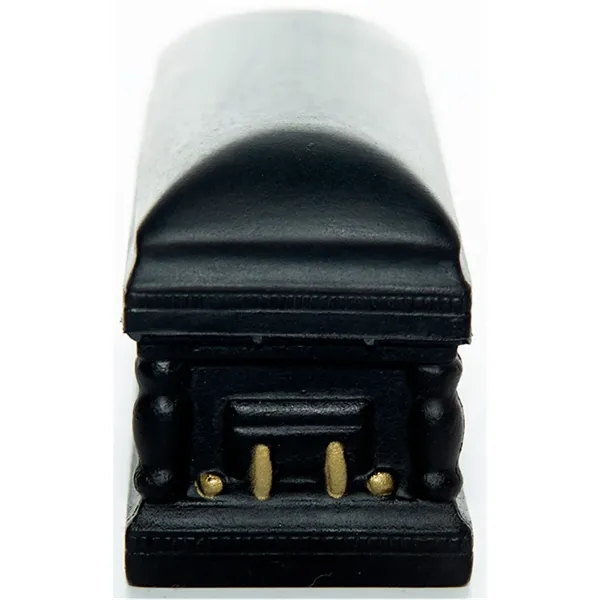 4" x 1.75" black casket shaped stress reliever made of polyurethane... from ASI 34415 Alpi International LTD