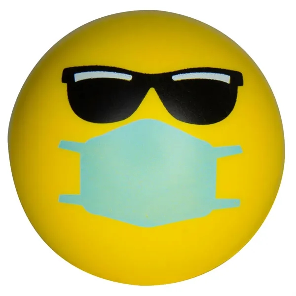 PPE themed Mr. Cool emoji stress ball.... from ASI 34415 Alpi International LTD