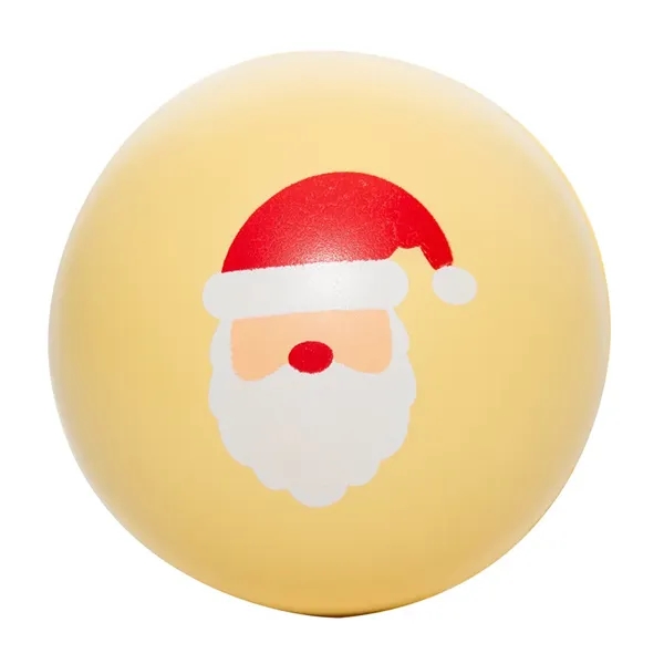 Holiday themed stress ball with Santa print.... from ASI 34415 Alpi International LTD