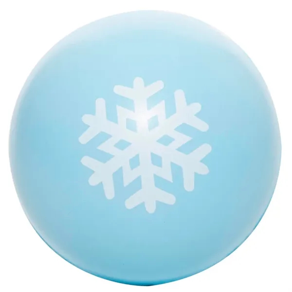 Stress ball with snowflake print.... from ASI 34415 Alpi International LTD