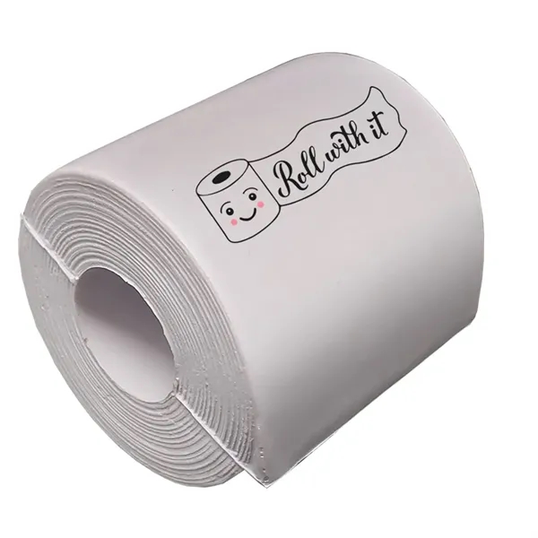 Toilet paper shaped stress reliever.... from ASI 34415 Alpi International LTD