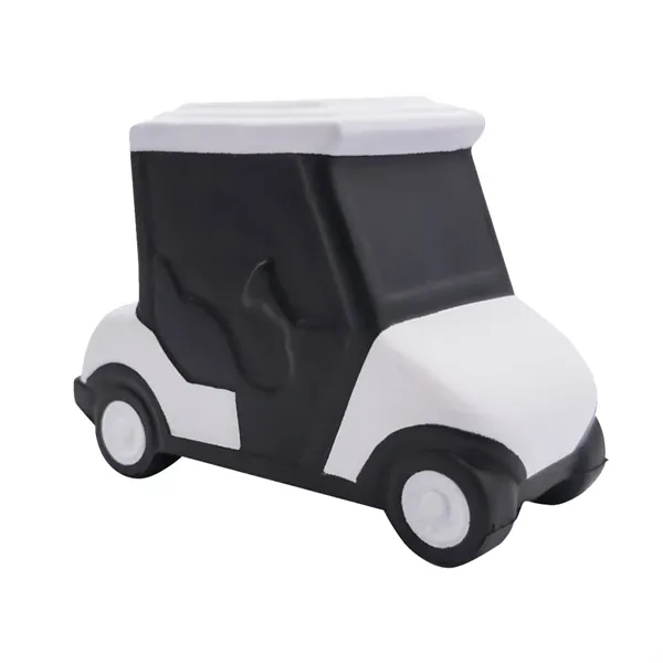 3.5" x 2.5" golf cart shaped stress reliever made of polyurethane... from ASI 34415 Alpi International LTD
