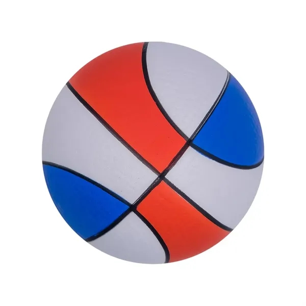 2.5" patriotic colored basketball stress ball.... from ASI 34415 Alpi International LTD