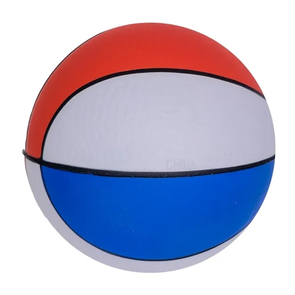 2.5" patriotic colored basketball stress ball.... from ASI 34415 Alpi International LTD