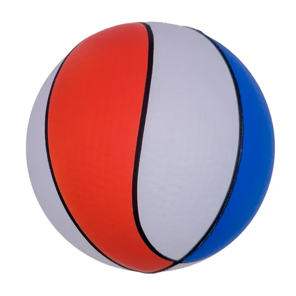 2.5" patriotic colored basketball stress ball.... from ASI 34415 Alpi International LTD