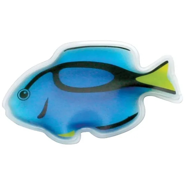 Tropical blue fish-shaped cold pack filled with cool soothing gel.... from ASI 34415 Alpi International LTD
