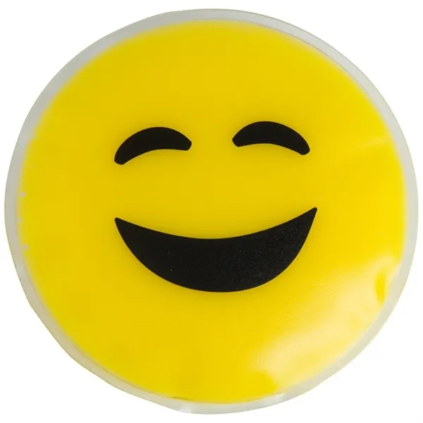 Happy face emoji cold pack filled with cool soothing gel.... from ASI 34415 Alpi International LTD