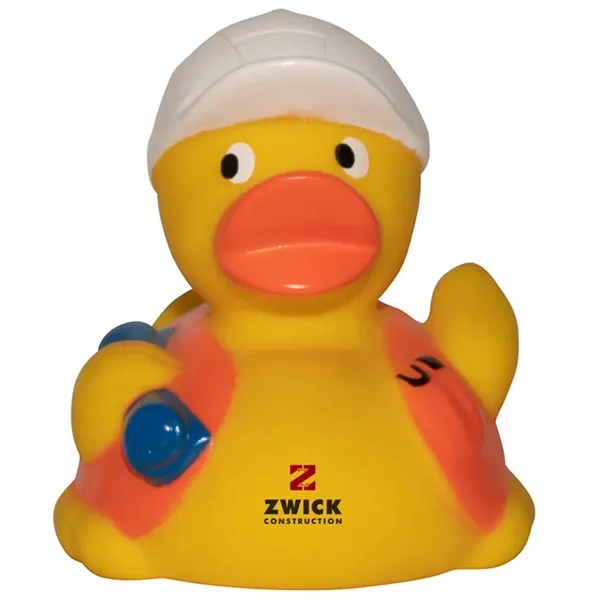 Construction themed rubber duck.... from ASI 34415 Alpi International LTD