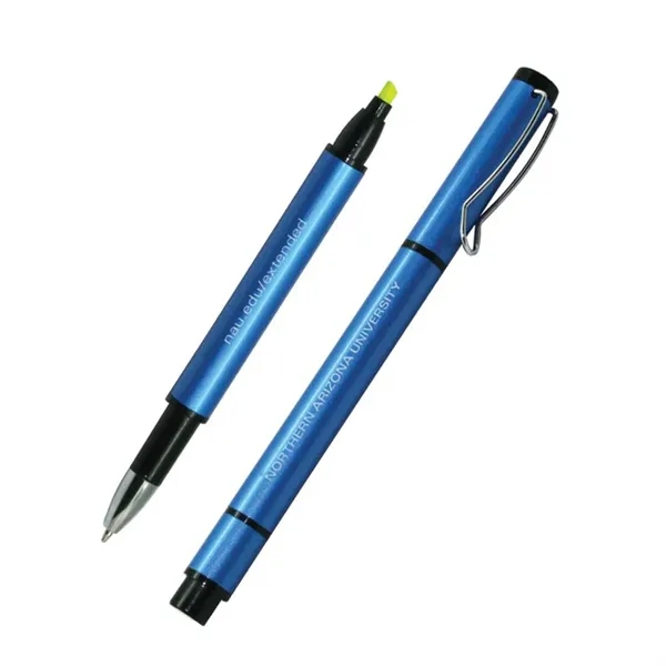 Pen/highlighter combo made with recycled aluminum.... from ASI 34415 Alpi International LTD