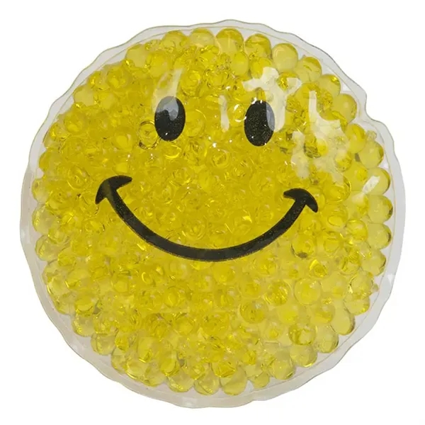 Smiley face gel bead packs for hot and cold therapy.... from ASI 34415 Alpi International LTD