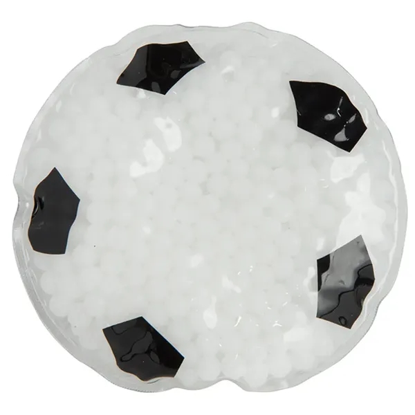 Soccer ball shaped gel bead packs for hot and cold therapy.... from ASI 34415 Alpi International LTD
