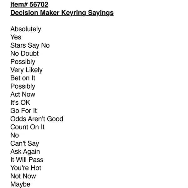 Executive decision maker with keyring.... from ASI 34415 Alpi International LTD