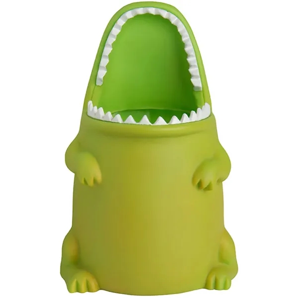 5.5" x 3" plastic alligator shaped pen holder.... from ASI 34415 Alpi International LTD