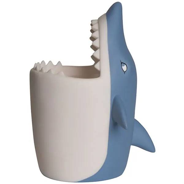 5.5" x 3" plastic shark shaped pen holder.... from ASI 34415 Alpi International LTD