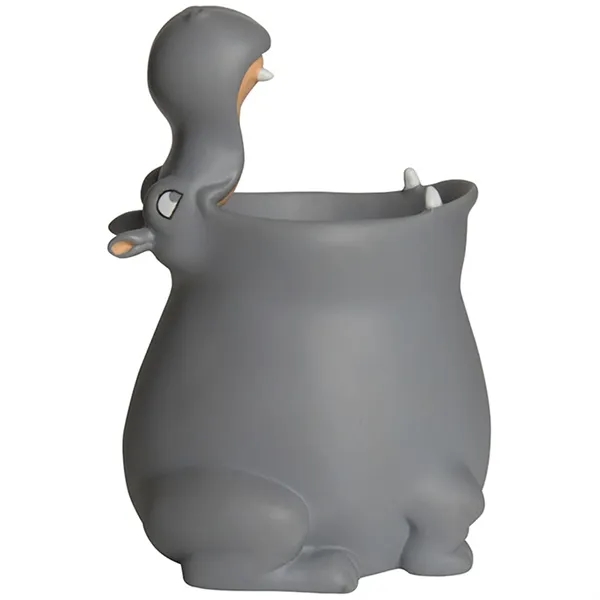 5.5" x 3" plastic hippopotamus shaped pen holder.... from ASI 34415 Alpi International LTD