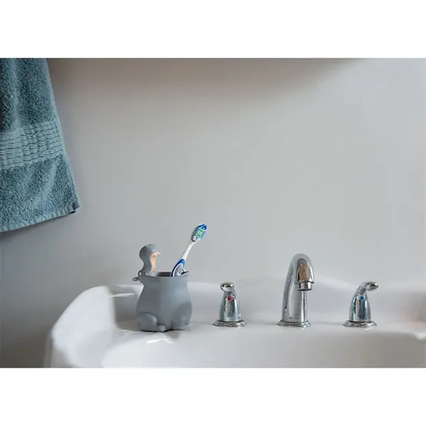 5.5" x 3" plastic hippopotamus shaped pen holder.... from ASI 34415 Alpi International LTD