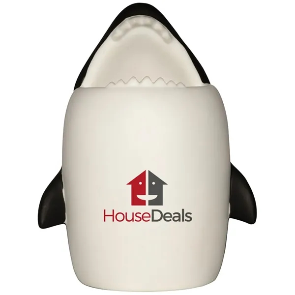 5.5" x 3" plastic orca whale shaped pen holder.... from ASI 34415 Alpi International LTD