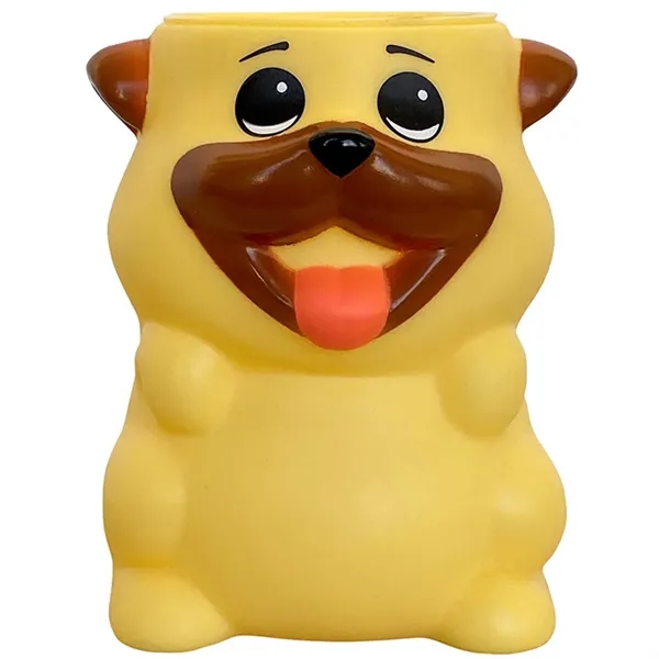 5.5" x 3" plastic pug shaped pen holder.... from ASI 34415 Alpi International LTD
