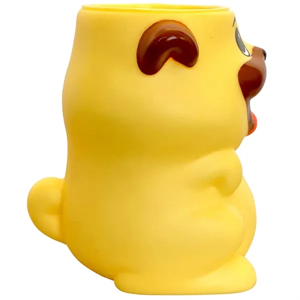 5.5" x 3" plastic pug shaped pen holder.... from ASI 34415 Alpi International LTD