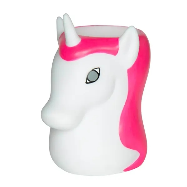 5.5" x 3" plastic unicorn shaped pen holder.... from ASI 34415 Alpi International LTD