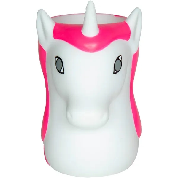 5.5" x 3" plastic unicorn shaped pen holder.... from ASI 34415 Alpi International LTD