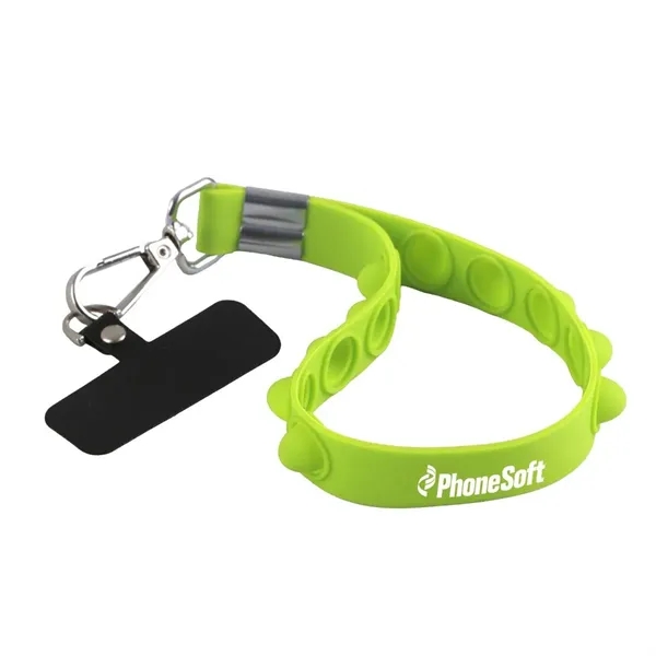 2-in-1 wristlet and stress reliever with key holder.... from ASI 52840 Evans Manufacturing