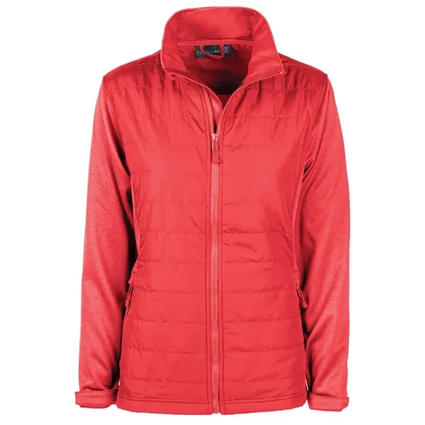 Ladies jacket made of 100% Polyester, 7.5oz. Teflon coated tech fleece... from ASI 50930 Dunbrooke / Dunbrooke®