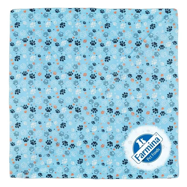 Bandanna made of recycled PET material with full-color, front side imprint.... from ASI 52840 Evans Manufacturing