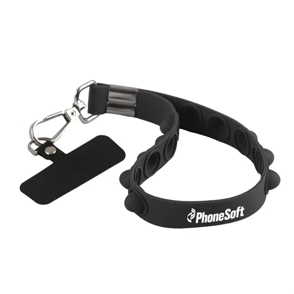 2-in-1 wristlet and stress reliever with key holder.... from ASI 52840 Evans Manufacturing