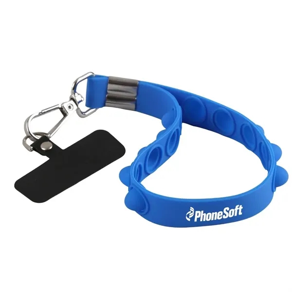 2-in-1 wristlet and stress reliever with key holder.... from ASI 52840 Evans Manufacturing